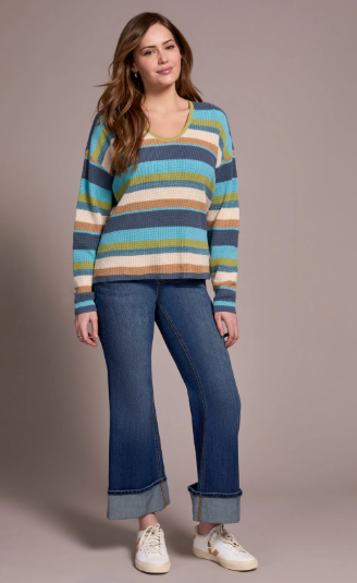 Tribal U Neck Sweater