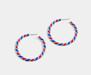 Whispers America Twist Hoops
